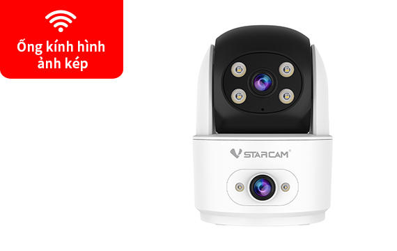 Camera ống kính kép đầu chuyển động HD C996DR